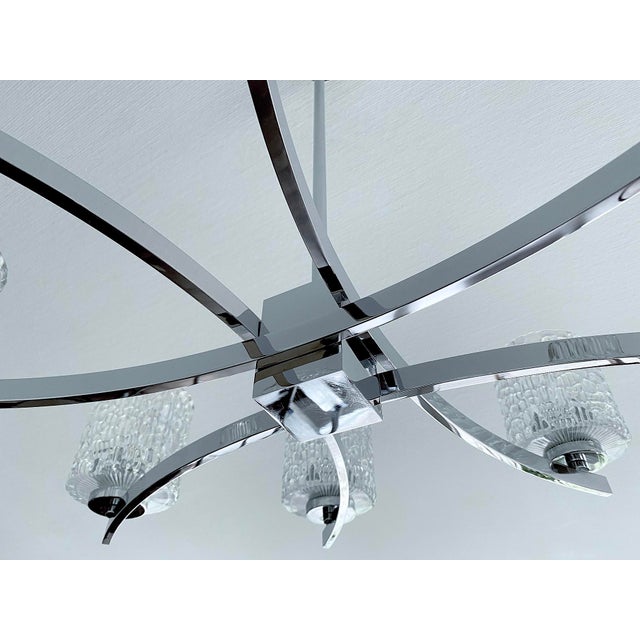 Metal Brutalist Pendant Light from Kaiser-Leuchten, 1970s For Sale - Image 7 of 18