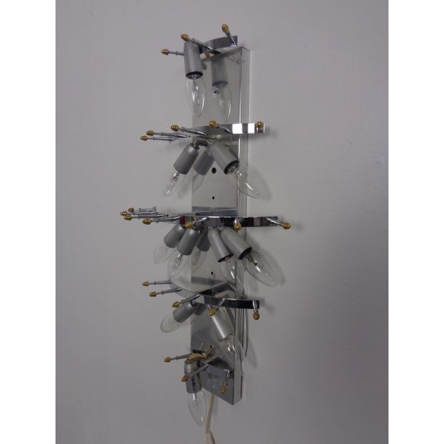 Large Crystal Glass Flush Mount from Kinkeldey, Germany, 1970s For Sale - Image 9 of 18