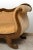 Ancient sofa Carlo X French in precious exotic wood with grafts of maple inlay with a leafy motif. The backrest has an...