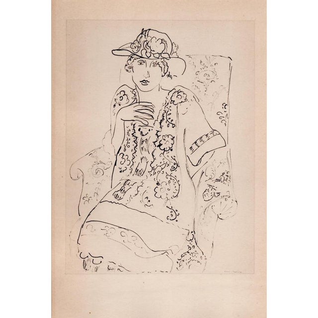Matisse, Sitting Girl, Original Lithograph, 1920 For Sale - Image 10 of 10