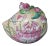 1980s Chinese Famille Rose Porcelain Peach-Form Offering Box For Sale