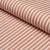Schumacher Mathis Ticking Stripe Fabric In Spice For Sale