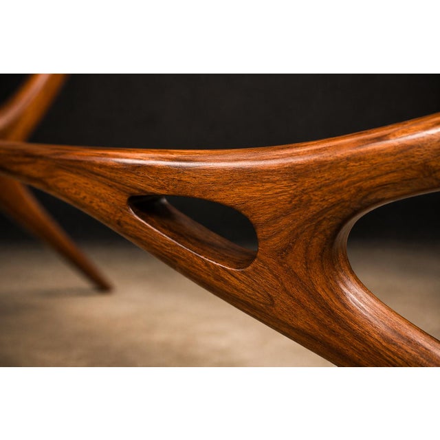 Brown Giuseppe Scapinelli Sculptural Wooden Coffee Table, Brazil, 1950s For Sale - Image 8 of 18