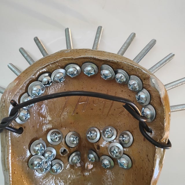 Original Southern Githic Folk Art Mask by Joel Huff Titled "The Ghost of Liberty's Past" For Sale In Atlanta - Image 6 of 9