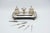 Silver Inkwell with Cut Glass Tanks, Set of 8 For Sale - Image 9 of 9