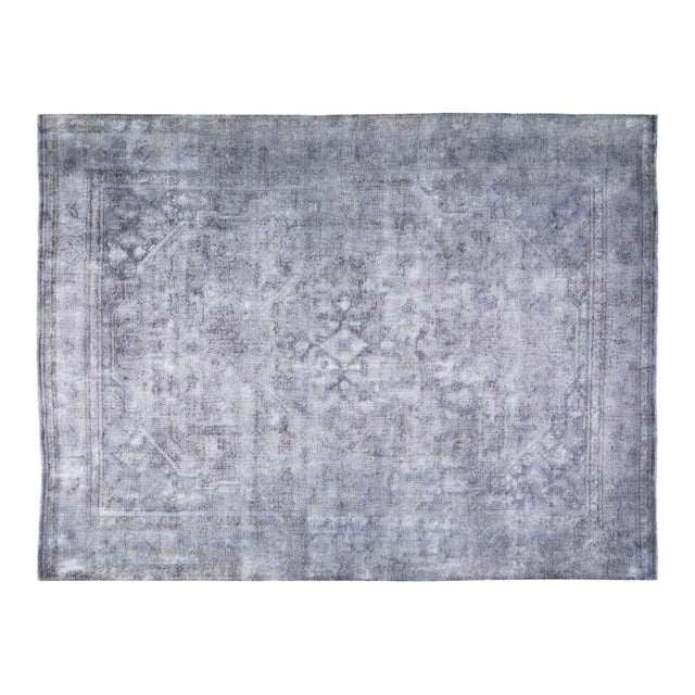 Vintage Turkish Anatolian Hand Knotted Wool Rug, 9'7'' X 12'8'' For Sale