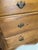 Antique Pine Serpentine Sideboard With Drawers and Cabinet Storage From England For Sale - Image 9 of 18