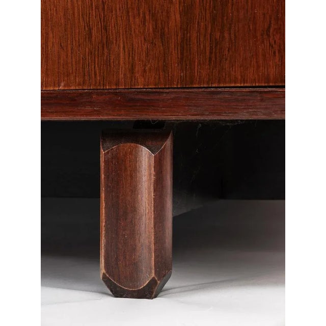 Bar Cabinet in Rosewood with Metal Details from Stildomus, Italy, 1960s For Sale - Image 4 of 13