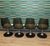 Mid-Century Modern Space Age Acrylic Glass Tulip Swivel Chairs from Chromcraft, USA, 1970s, Set of 4 For Sale - Image 3 of 13