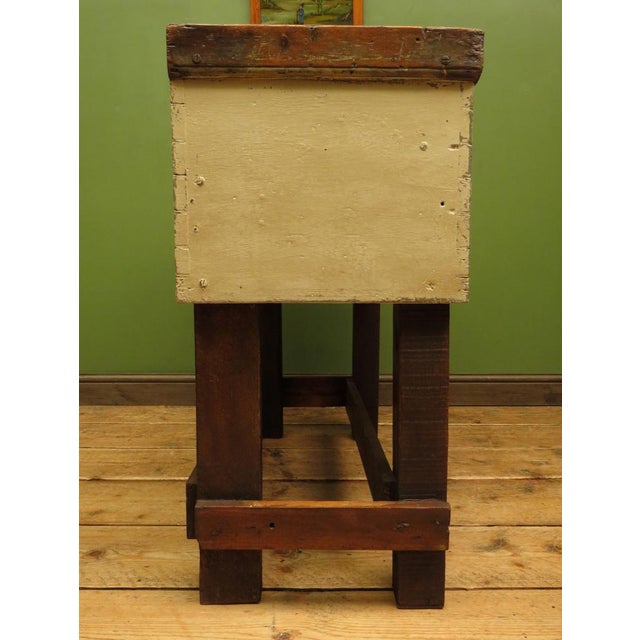 Rustic Handmade Kitchen Side Table For Sale - Image 16 of 18