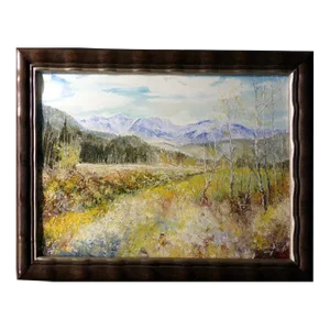Dave Iles "Mountain Silver Heels Colorado" Hand Signed Original Oil Painting on Canvas