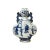 Ceramic Chinese Blue White Porcelain People Theme Flower Shape Vase For Sale - Image 7 of 7