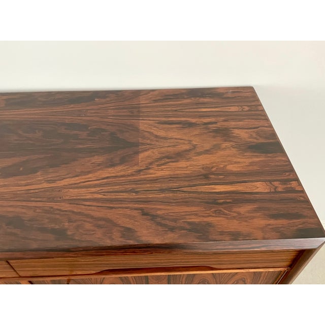 Wood Danish Modern Rosewood Credenza Sideboard 1960s For Sale - Image 7 of 8