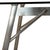 Modern Glass and Silver Metal Dining Table from Rolf Benz For Sale - Image 3 of 11