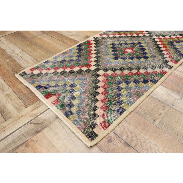 Textile Vintage Turkish Sivas Rug, 02'07 X 06'00 For Sale - Image 7 of 10