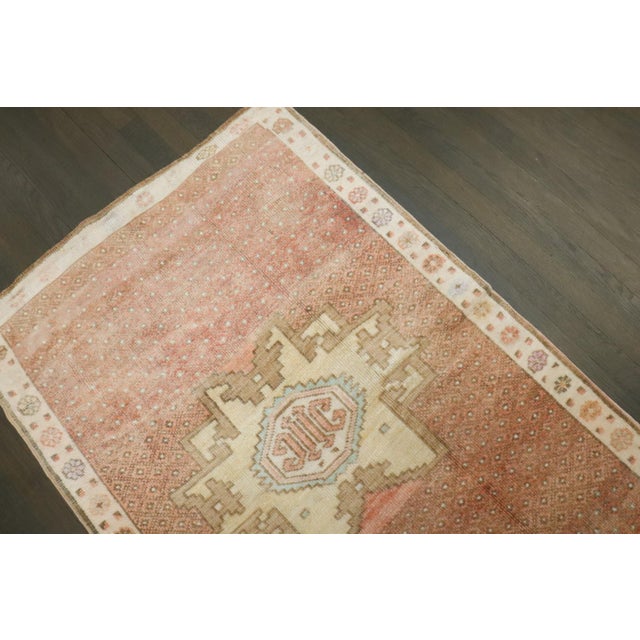 Vintage Turkish Kars Small Medallion Rug - 2'10" x 4'6" For Sale In New York - Image 6 of 7