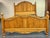 1990s Vintage Oakwood Interiors Carved King Size Bed For Sale - Image 5 of 12