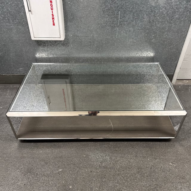 Design Plus Gallery presents a Bentley Shagreen Shadow Box Coffee Table by Four Hands. This low-profile rectangular coffee...