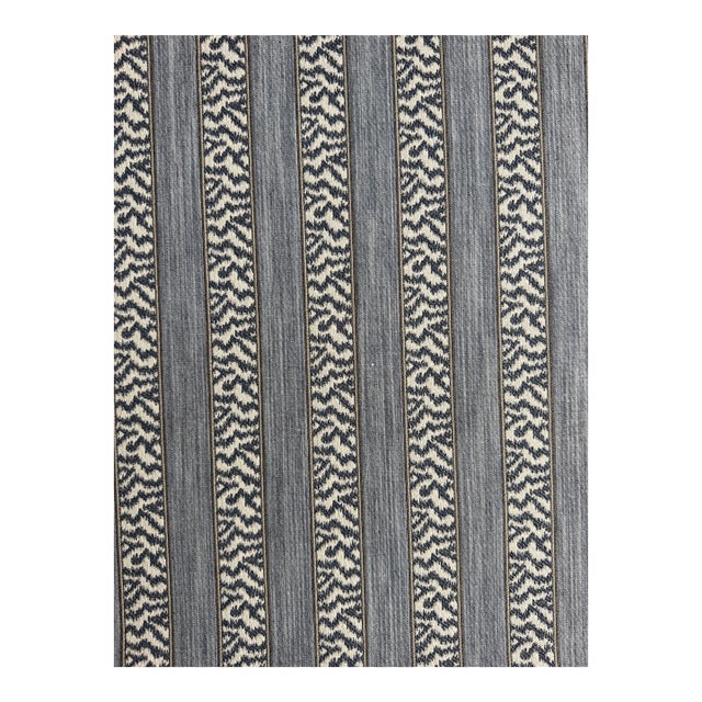 Colefax and Fowler Tilney Stripe F4864-03 Color: Blue Fabric 2 1/2 Yards For Sale