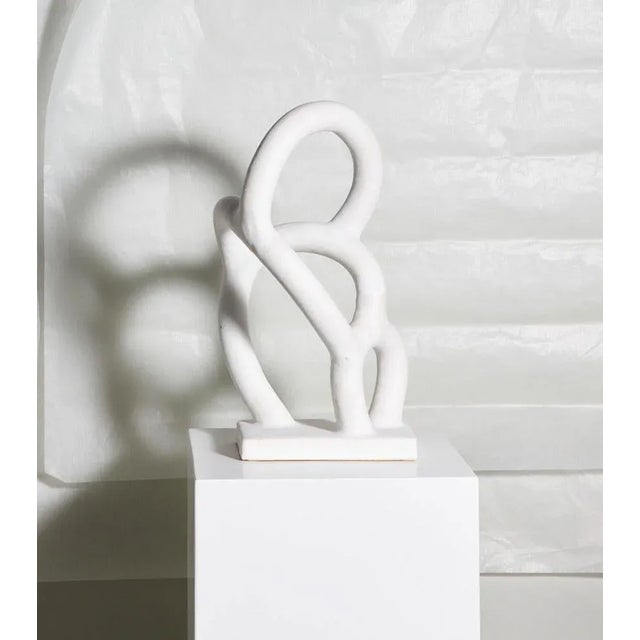 Balance sculpture i by sophie rogers dimensions: d 15x w 19 x h 35 materials: ceramic, glaze other glaze colors available....