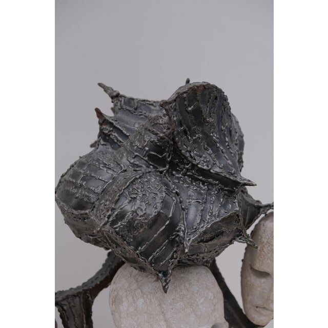 Hugo Verheyen, Devastating Choice, 1980, Limestone and Metal For Sale - Image 10 of 12