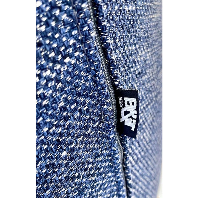 Vintage Mid-Century Modern Style Blue Side Chair For Sale - Image 10 of 10