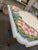 Rustic European Vintage Italian Floral Concrete Table Top Only For Sale - Image 3 of 10