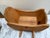 Tan Vintage Handcrafted Wooden Decor Cradle Vessel For Sale - Image 8 of 11