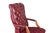 Wood Chesterfield Style Tufted Leather High Back Executive Office Chair For Sale - Image 7 of 13