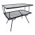 Mid-Century Modern Wrought Iron Side Table For Sale