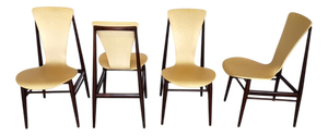 Dining Chairs in Rosewood by Inger Klingenberg, 1959, Set of 4