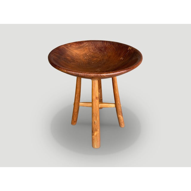 Andrianna Shamaris Mid-Century Couture Side Table For Sale - Image 16 of 18