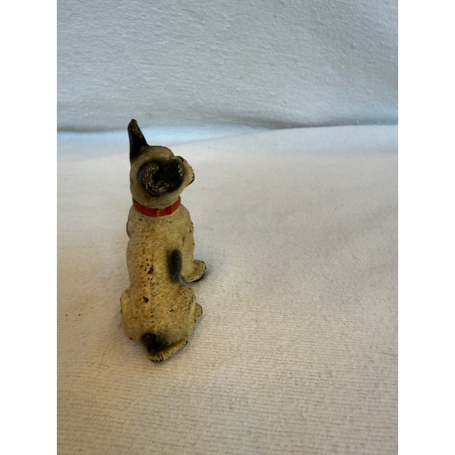 1920s Cast Iron Hubley Small Boston Terrier For Sale - Image 5 of 9