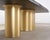 India Mahdavi Alber Sectional Walnut Brass Dining Table 11 Ft For Sale - Image 12 of 18