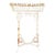 Vintage Iron Scrollwork Plant Stand For Sale