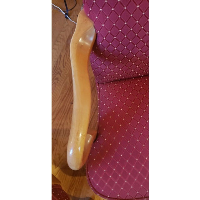 Set of 2 Beautiful Vintage Gooseneck Chairs For Sale - Image 11 of 12