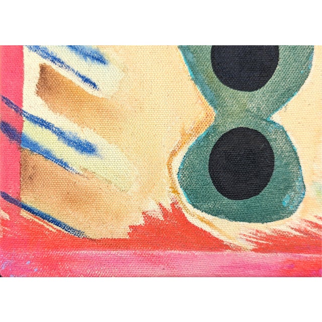 2020s Jessica Simorte "Dot Dot" Contemporary Colorful Abstract Mixed Media Interior Space Painting, 2022 For Sale - Image 5 of 8