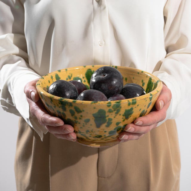 Ceramic Moroccan Ceramic Provence Bowl - Small For Sale - Image 7 of 8