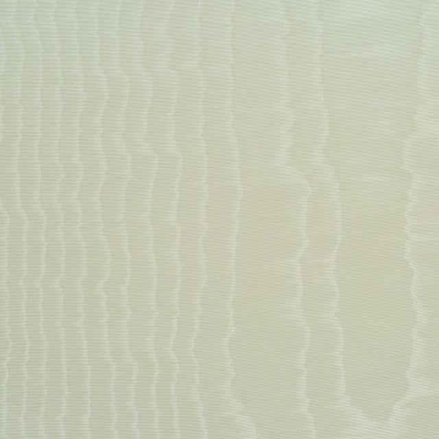 Contemporary Sample - Schumacher Moire Wallpaper in Parchment For Sale - Image 3 of 3