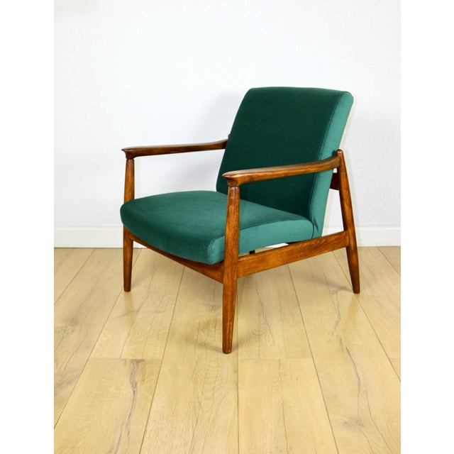 1970s GFM-64 Lounge Chair in Green by Edmund Homa, 1970s For Sale - Image 5 of 12