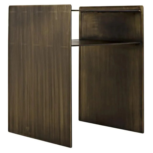 NOIR Cyrus Side Table, Aged Brass For Sale In Los Angeles - Image 6 of 9