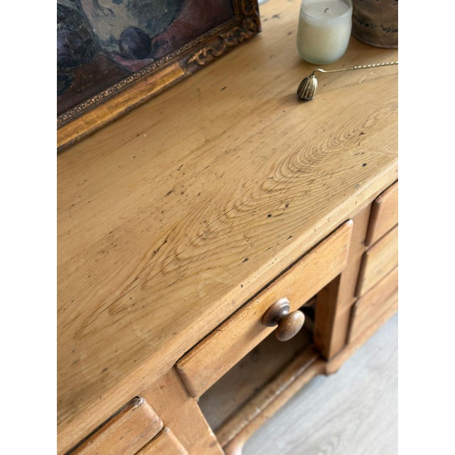 Antique English Pine Sideboard For Sale In Denver - Image 6 of 8