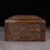 Brown Vintage Chinese Huali Rosewood Carved "Antiques" Triple-Lidded Box Set For Sale - Image 8 of 10