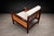 Brazilian Modern Armchair in Rosewood, Leather & Linen, Fatima, 1960s For Sale - Image 11 of 12