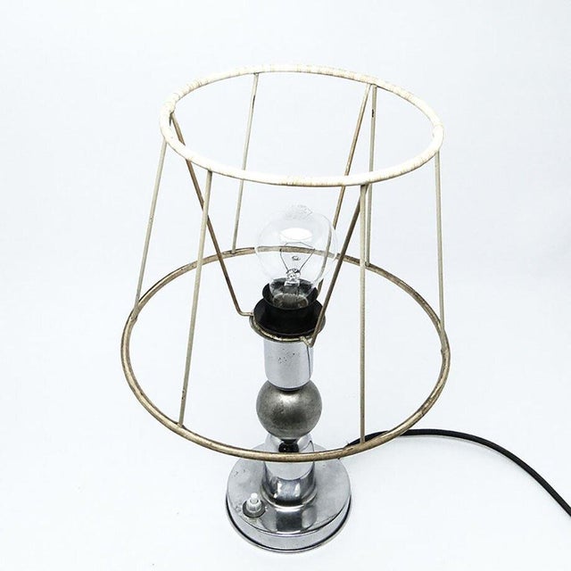 Art Deco Industrial Table Lamp, Belgium, 1970s For Sale - Image 3 of 4