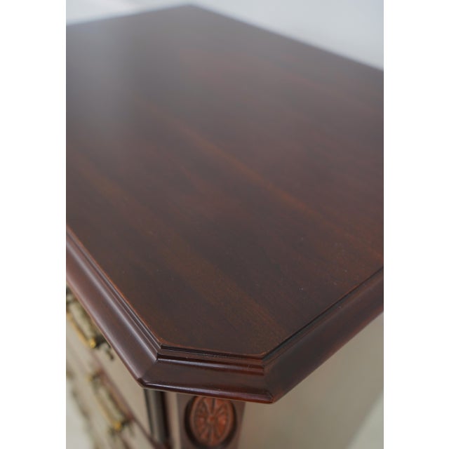 Ethan Allen Georgian Court Cherry Lingerie Chest For Sale - Image 9 of 15