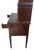 Antique 20th C American Hepplewhite Mahogany Tambour Door Secretary Desk Vitrine For Sale - Image 11 of 18