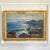 Mid-Century Modern Emilio Salvi Signed Oil on Board “Capri” Seascape Painting in Gilt Frame For Sale - Image 3 of 13