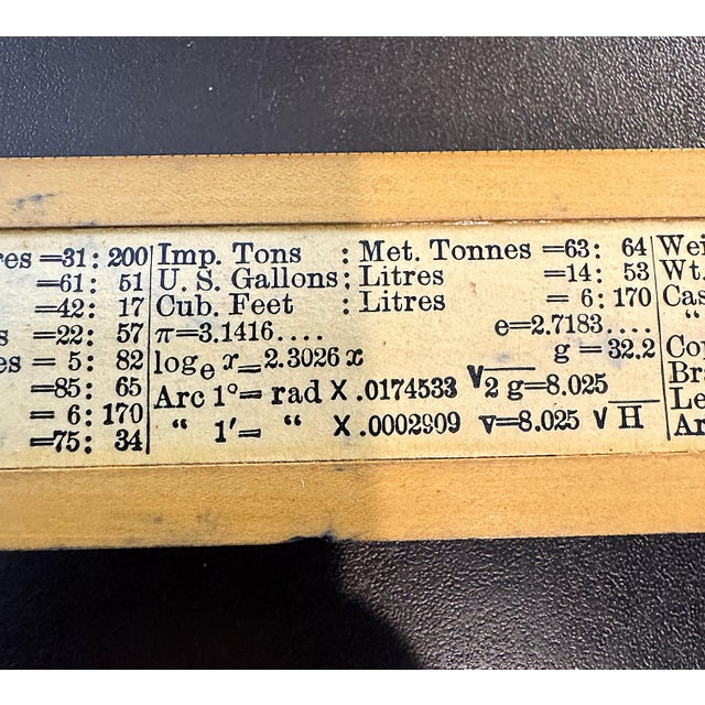 Mid-Century Modern Keuffel & Esser (K&e) "Favorite" Mannheim Slide Rule For Sale - Image 3 of 7