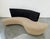 Late 20th Century Vladimir Kagan Serpentine Curved Two-Tone Sofa For Sale - Image 5 of 17